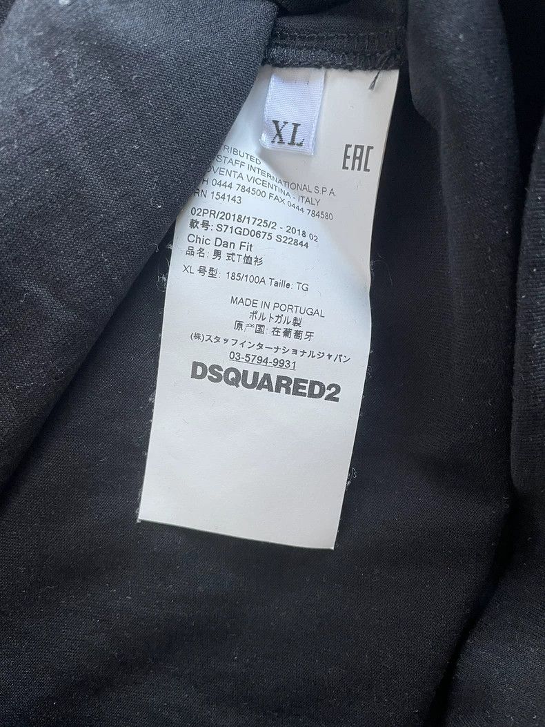 Dsquared2 Dsquared2 Black Graphic Short Sleeve T-shirt-yf Size US XL / EU 56 / 4 - 6 Thumbnail