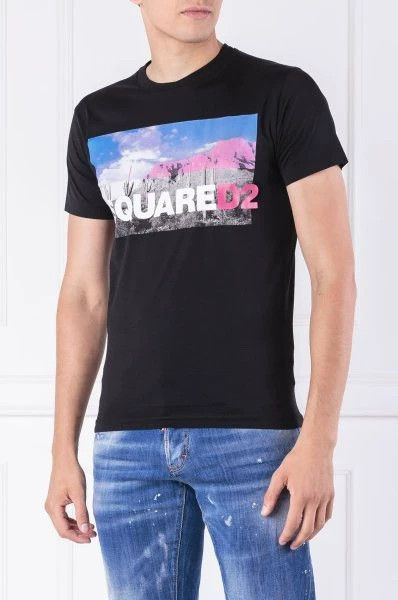 Dsquared2 Dsquared2 Black Graphic Short Sleeve T-shirt-yf Size US XL / EU 56 / 4 - 2 Thumbnail