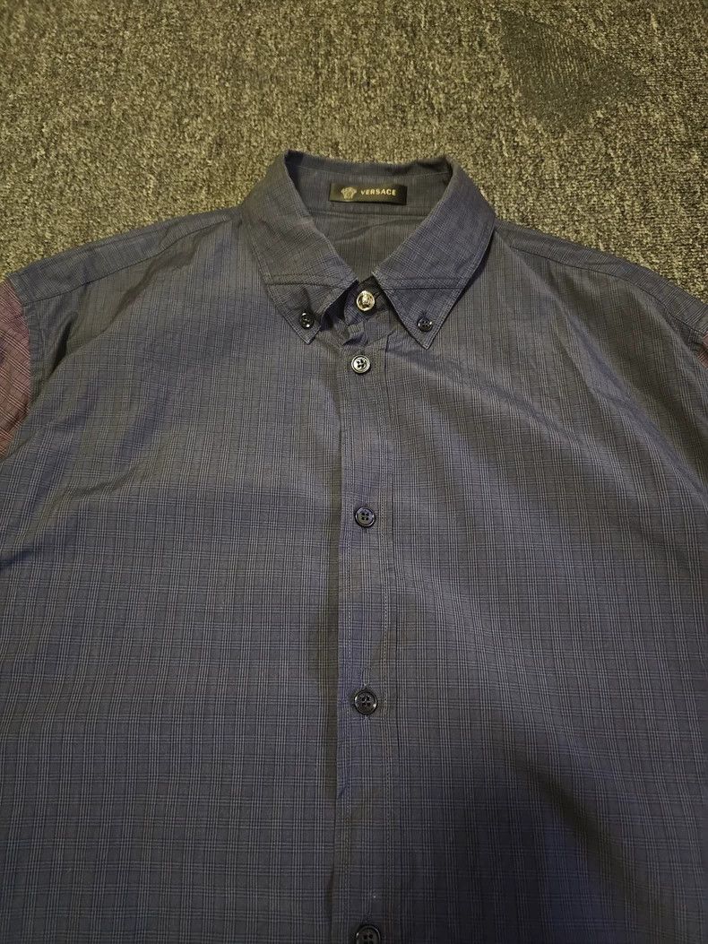 Versace Versace Two-Tone Long Sleeve Shirt-yf Size US L / EU 52-54 / 3 - 2 Thumbnail