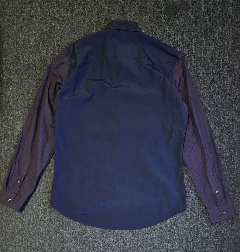 Versace Versace Two-Tone Long Sleeve Shirt-yf Size US L / EU 52-54 / 3 - 4 Thumbnail
