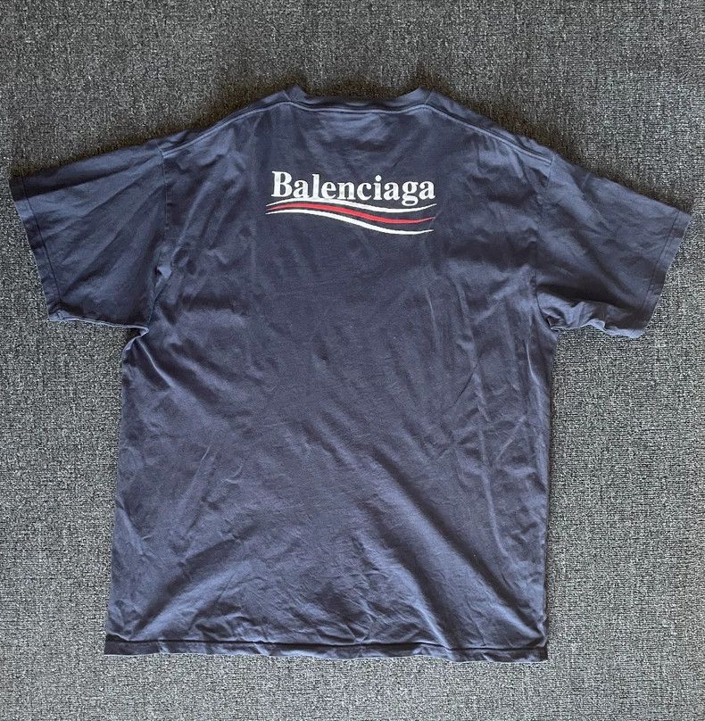 Balenciaga Balenciaga Oversize Cola Print T-Shirt-yf Size US XL / EU 56 / 4 - 5 Thumbnail