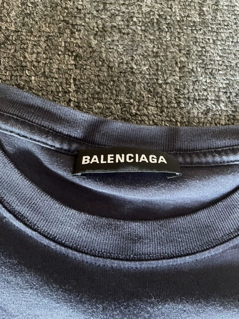 Balenciaga Balenciaga Oversize Cola Print T-Shirt-yf Size US XL / EU 56 / 4 - 4 Thumbnail
