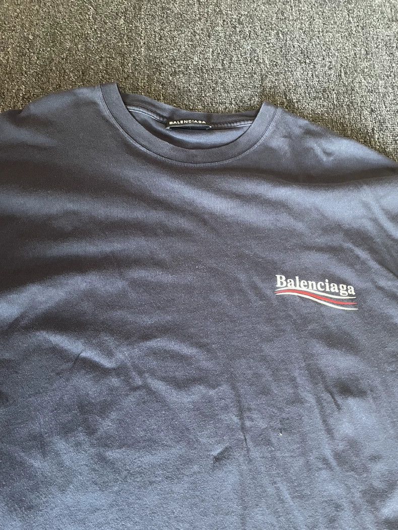 Balenciaga Balenciaga Oversize Cola Print T-Shirt-yf Size US XL / EU 56 / 4 - 2 Thumbnail