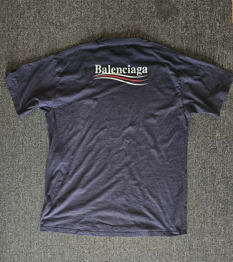 Balenciaga Balenciaga Oversize Cola Print T-Shirt-yf Size US L / EU 52-54 / 3 - 3 Thumbnail