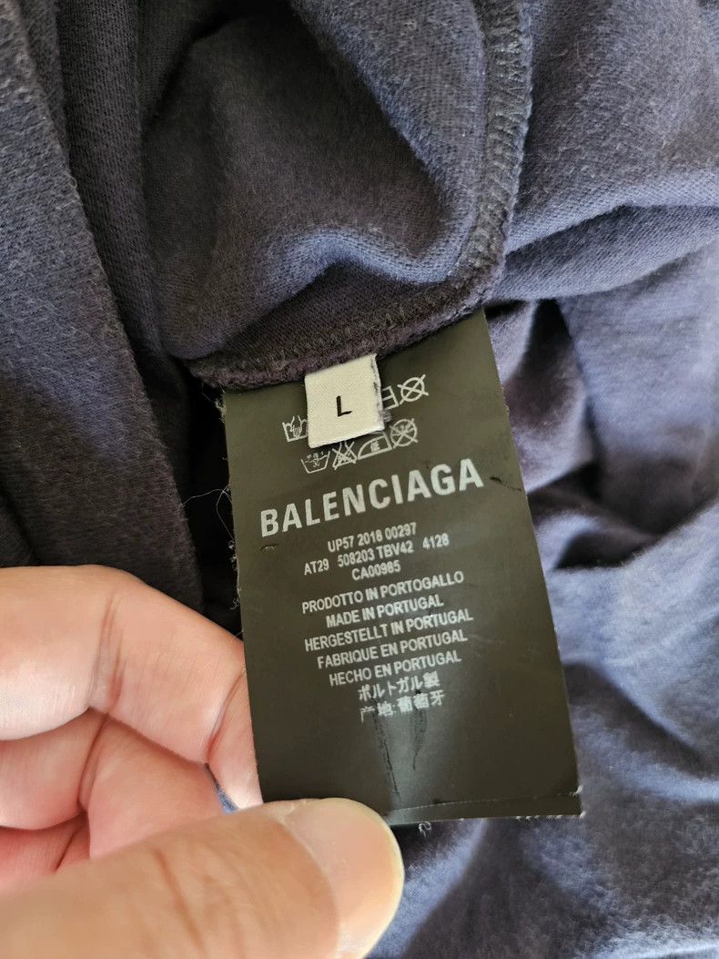 Balenciaga Balenciaga Oversize Cola Print T-Shirt-yf Size US L / EU 52-54 / 3 - 5 Thumbnail