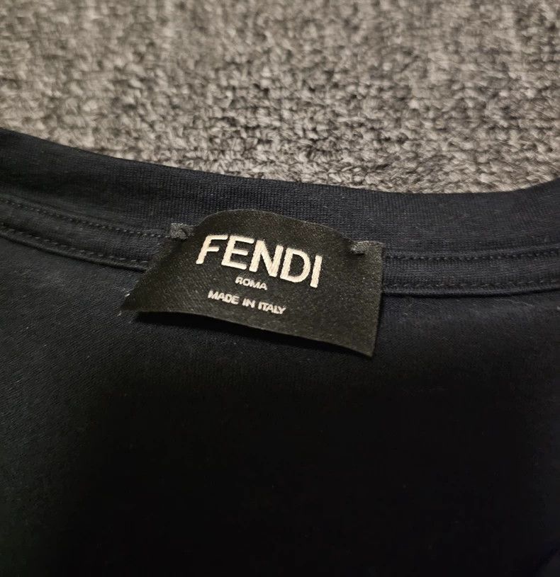 Fendi Fendi Short Sleeve Striped T-Shirt-yf Size US L / EU 52-54 / 3 - 3 Thumbnail