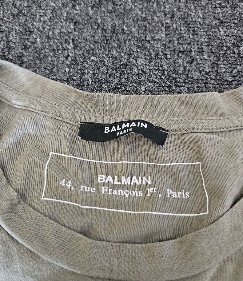 Balmain Balmain Men's Short Sleeve T-Shirt-yf Size US M / EU 48-50 / 2 - 3 Thumbnail
