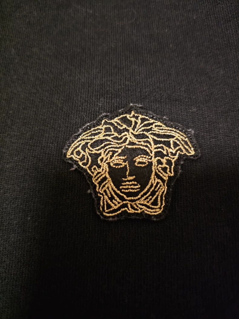 Versace Versace Men's Black Sweatshirt with Logo-yf Size US L / EU 52-54 / 3 - 2 Thumbnail