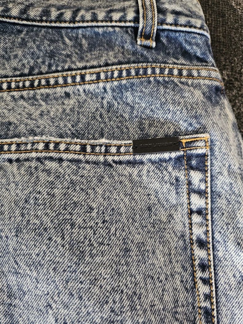 Saint Laurent Paris Saint Laurent D30 Denim Jeans-yf Size US 30 / EU 46 - 2 Thumbnail