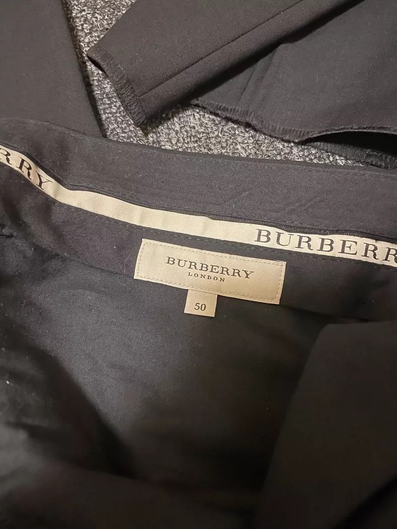 Burberry Burberry Wool Casual Black Trousers-yf Size US 36 / EU 52 - 6 Thumbnail