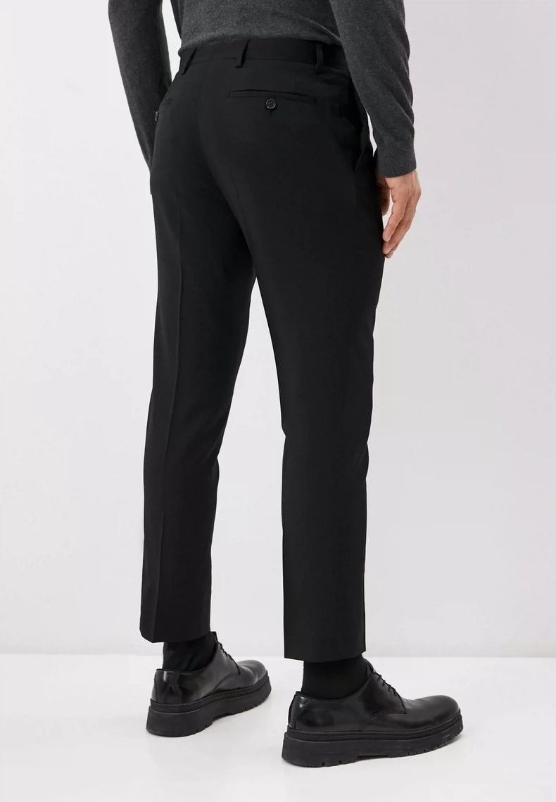Burberry Burberry Wool Casual Black Trousers-yf Size US 36 / EU 52 - 2 Thumbnail