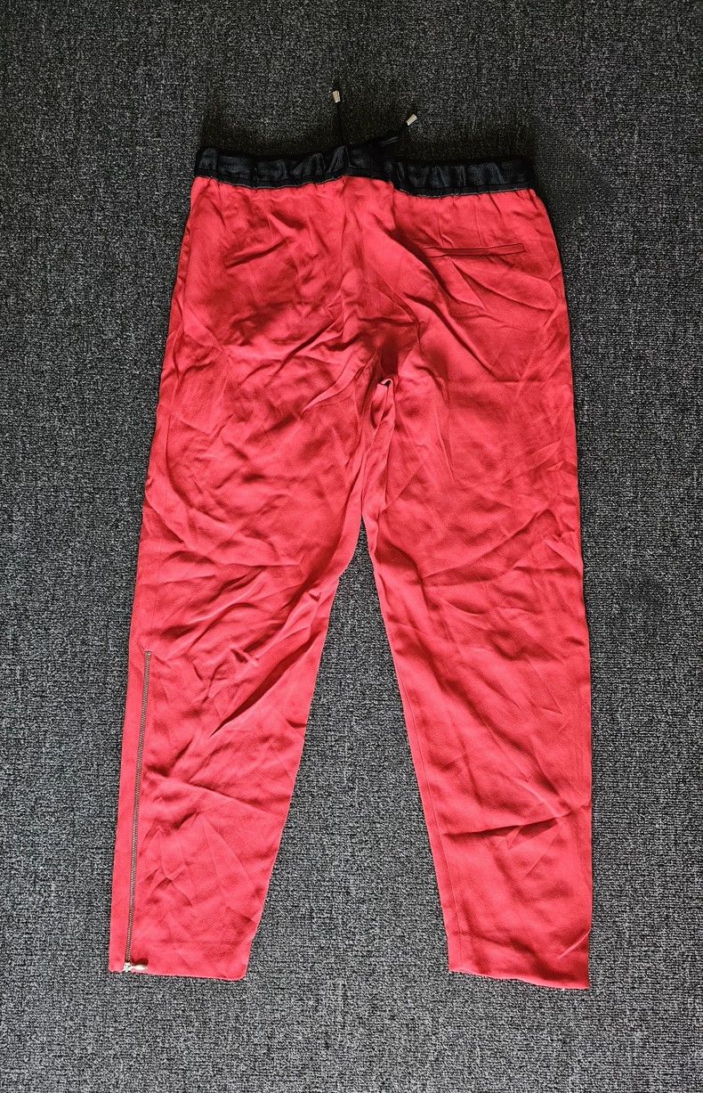 Vintage Giorgio Armani Women's Silk Track Pants-yf Size US 40 / EU 56 - 4 Thumbnail