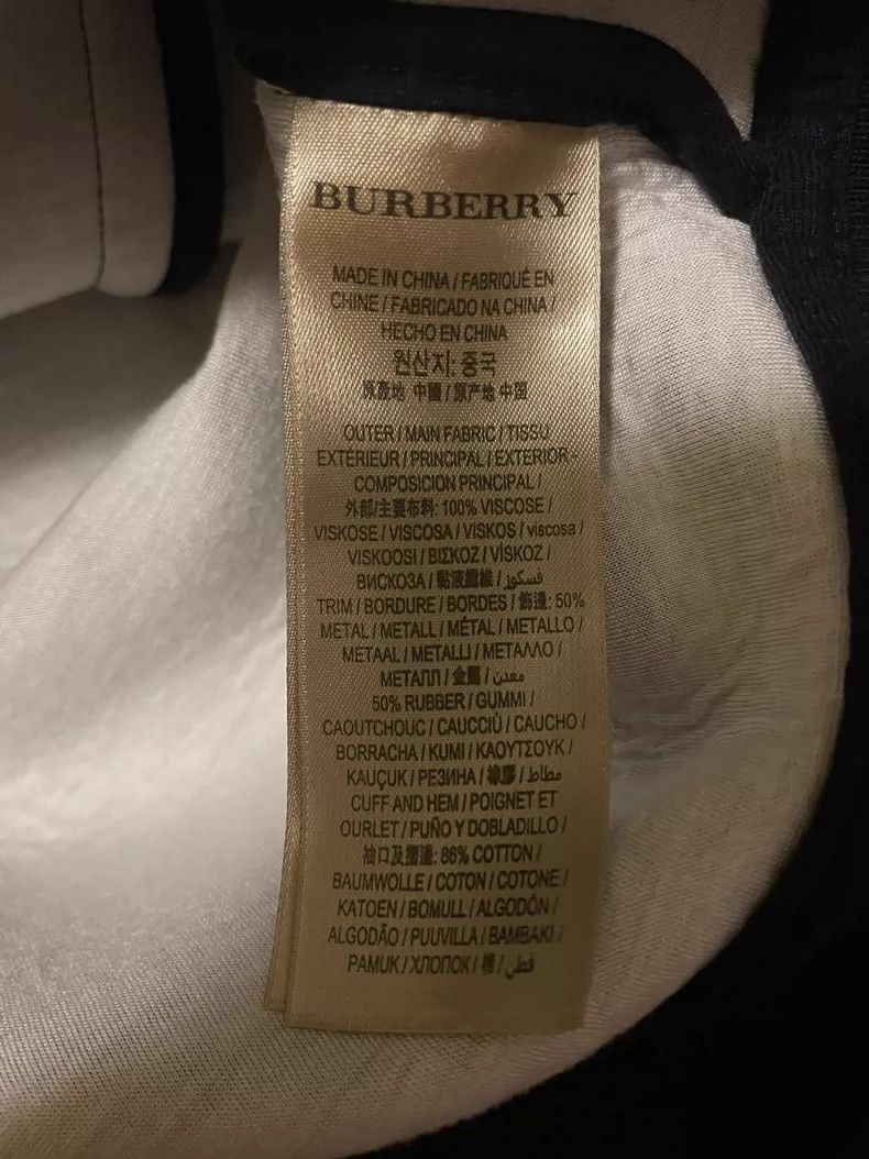 Burberry Burberry Black Bomber Jacket with Red Trim-yf Size US L / EU 52-54 / 3 - 5 Thumbnail