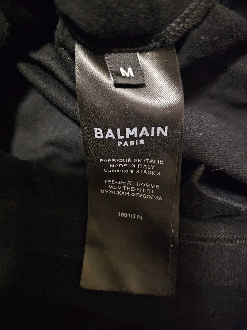 Balmain Balmain Short Sleeve Graphic Print T-Shirt-yf Size US M / EU 48-50 / 2 - 5 Thumbnail