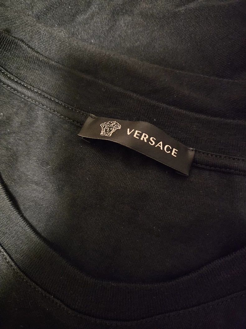 Versace Versace Black Short Sleeve T-Shirt-yf Size US L / EU 52-54 / 3 - 3 Thumbnail