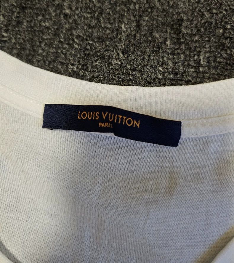 Louis Vuitton Louis Vuitton White Short Sleeve T-shirt-yf Size US M / EU 48-50 / 2 - 2 Thumbnail