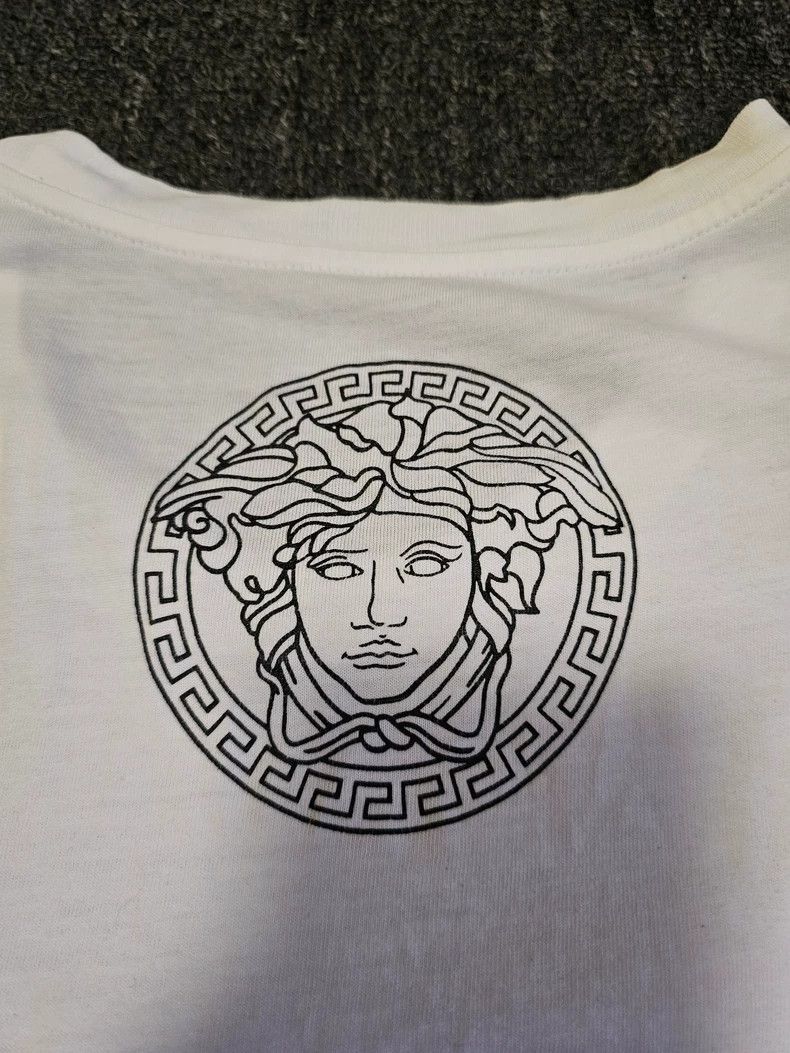 Versace Versace White Short Sleeve T-Shirt-yf Size US L / EU 52-54 / 3 - 5 Thumbnail