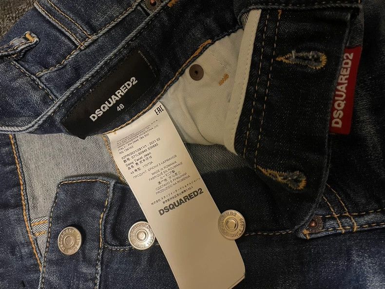 Dsquared2 Dsquared2 Men's Slim Fit Denim Jeans-yf Size US 36 / EU 52 - 6 Thumbnail