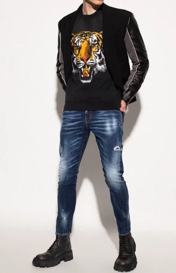 Dsquared2 Dsquared2 Men's Slim Fit Denim Jeans-yf Size US 36 / EU 52 - 2 Thumbnail