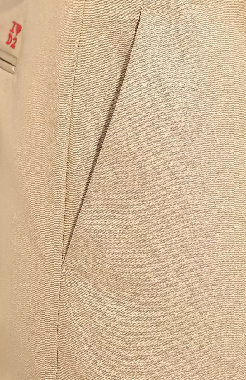 Dsquared2 DSquared2 Beige Casual Pants-yf Size US 36 / EU 52 - 4 Thumbnail