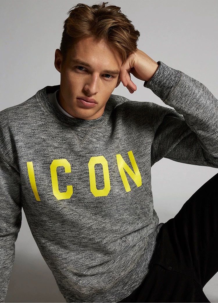 Dsquared2 DSquared2 Icon Distressed Gray Sweatshirt-yf Size US L / EU 52-54 / 3 - 6 Thumbnail