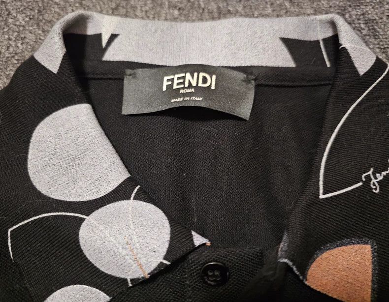Fendi Fendi Men's Short Sleeve Polo Shirt-yf Size US XL / EU 56 / 4 - 4 Thumbnail