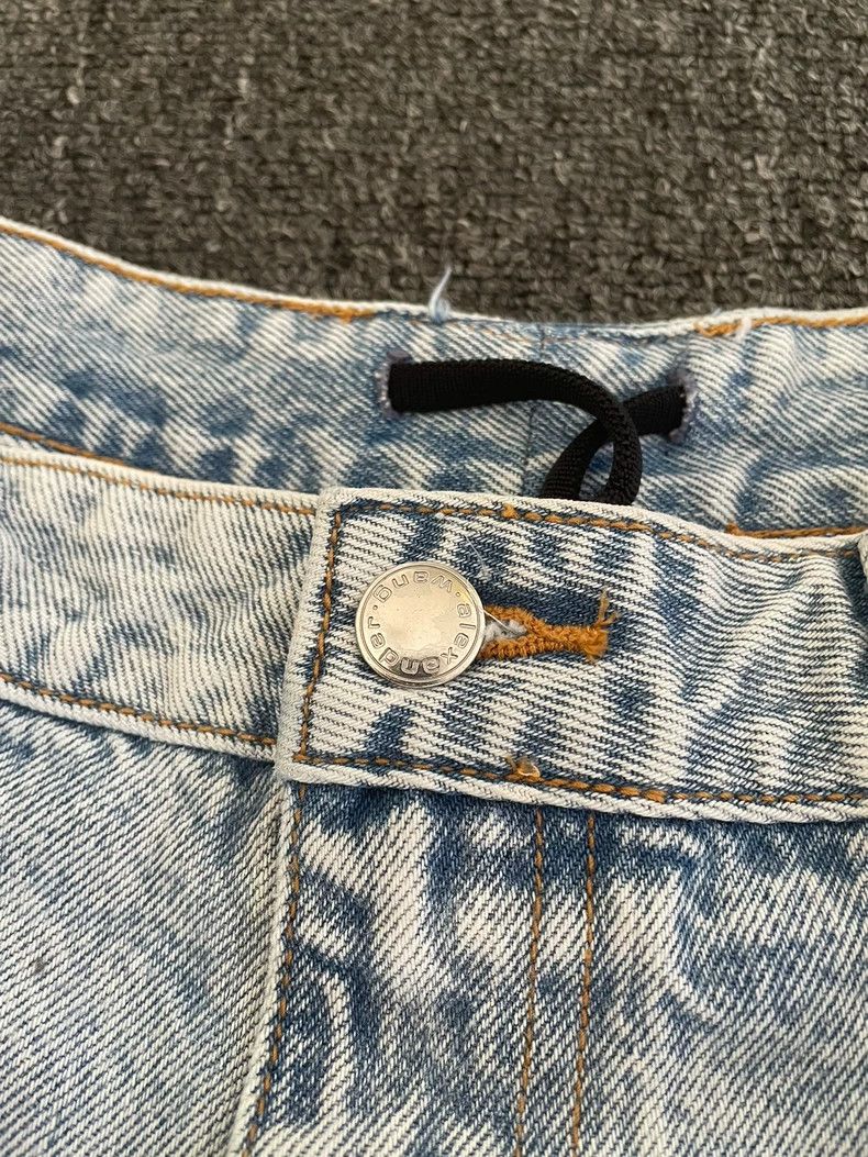 Alexander Wang Alexander Wang Denim Shorts with Rhinestones-yf Size US 27 - 5 Thumbnail