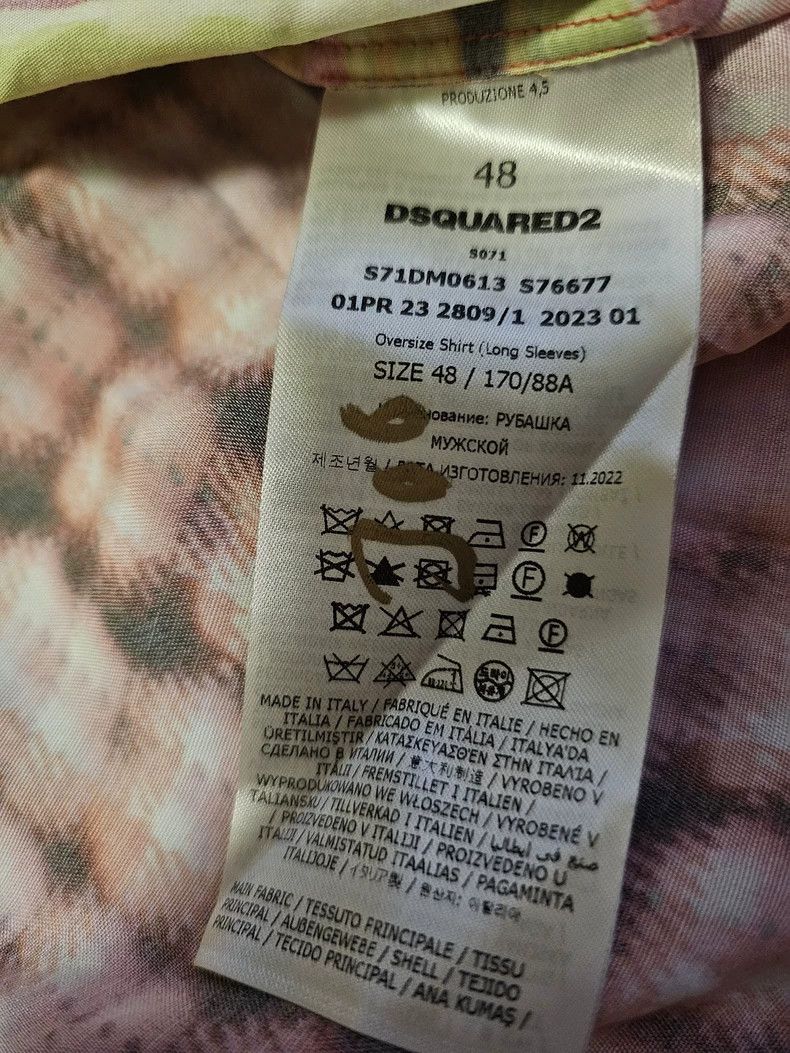 Dsquared2 Dsquared2 Oversized Plaid Button-Up Shirt-yf Size US L / EU 52-54 / 3 - 7 Thumbnail