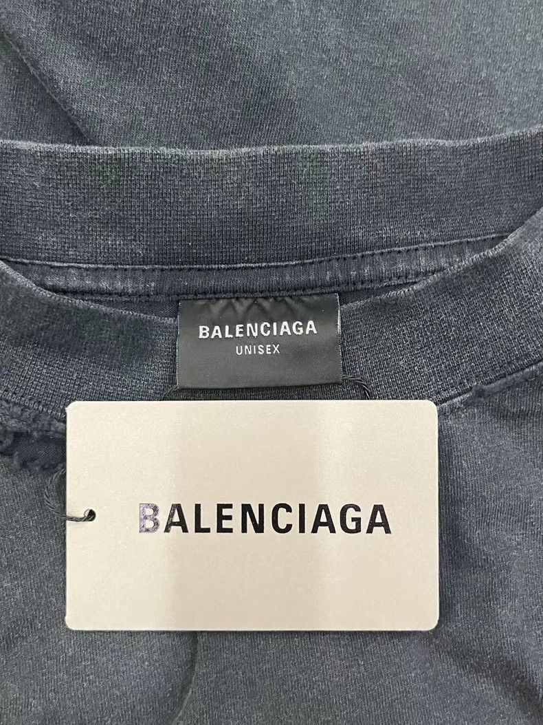 Balenciaga Balenciaga Round Neck Letter Print T-shirt-yf Size US M / EU 48-50 / 2 - 5 Thumbnail