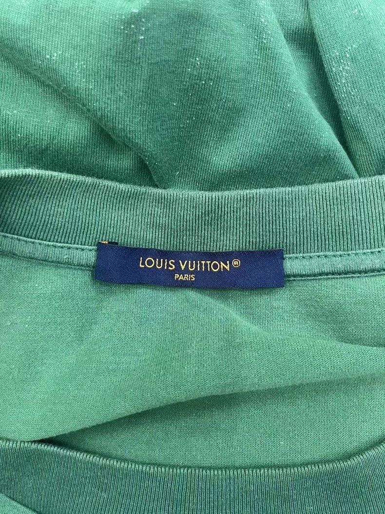 Louis Vuitton Louis Vuitton Green Gradient Monogram T-Shirt-yf Size US XXL / EU 58 / 5 - 5 Thumbnail