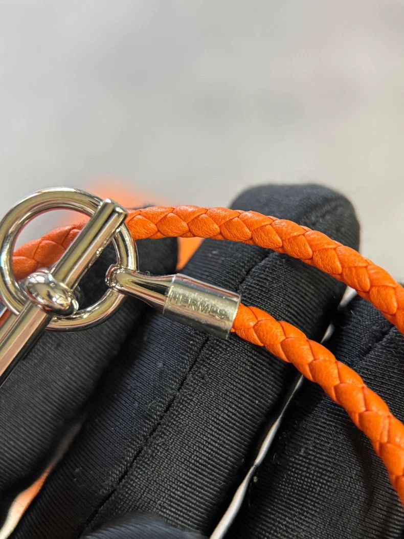 Hermes Hermes Double Loop Leather Bracelet-yf Size ONE SIZE - 3 Thumbnail