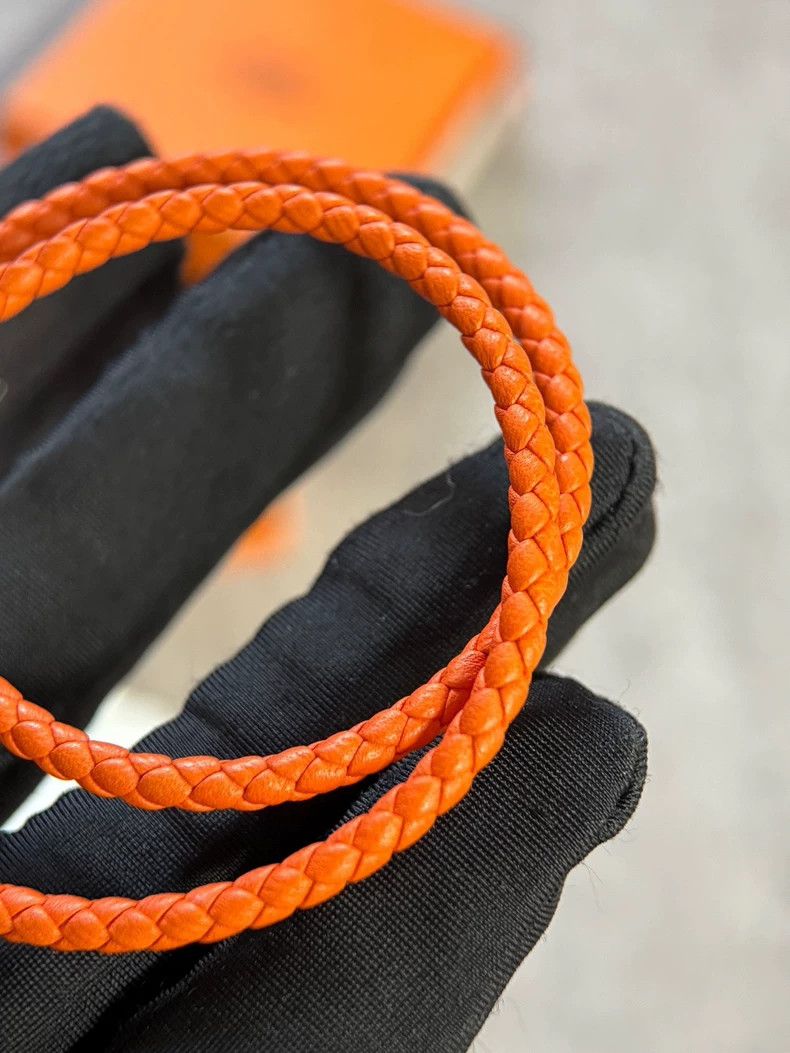 Hermes Hermes Double Loop Leather Bracelet-yf Size ONE SIZE - 5 Thumbnail