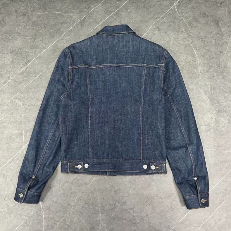 Dior Dior Denim Jacket with Logo Lining-yf Size US M / EU 48-50 / 2 - 2 Thumbnail