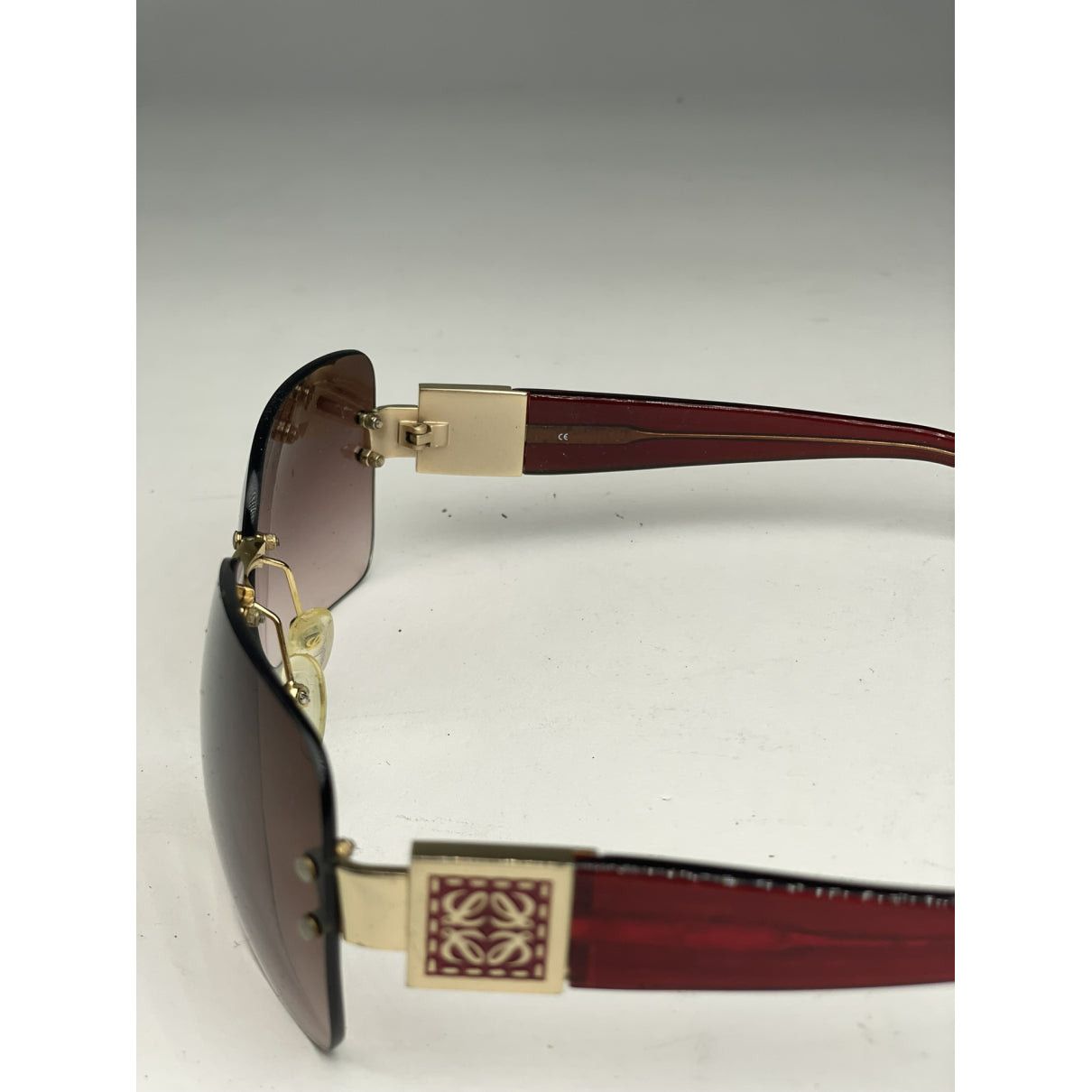Loewe Brown Plastic Sunglasses Size ONE SIZE - 2 Thumbnail