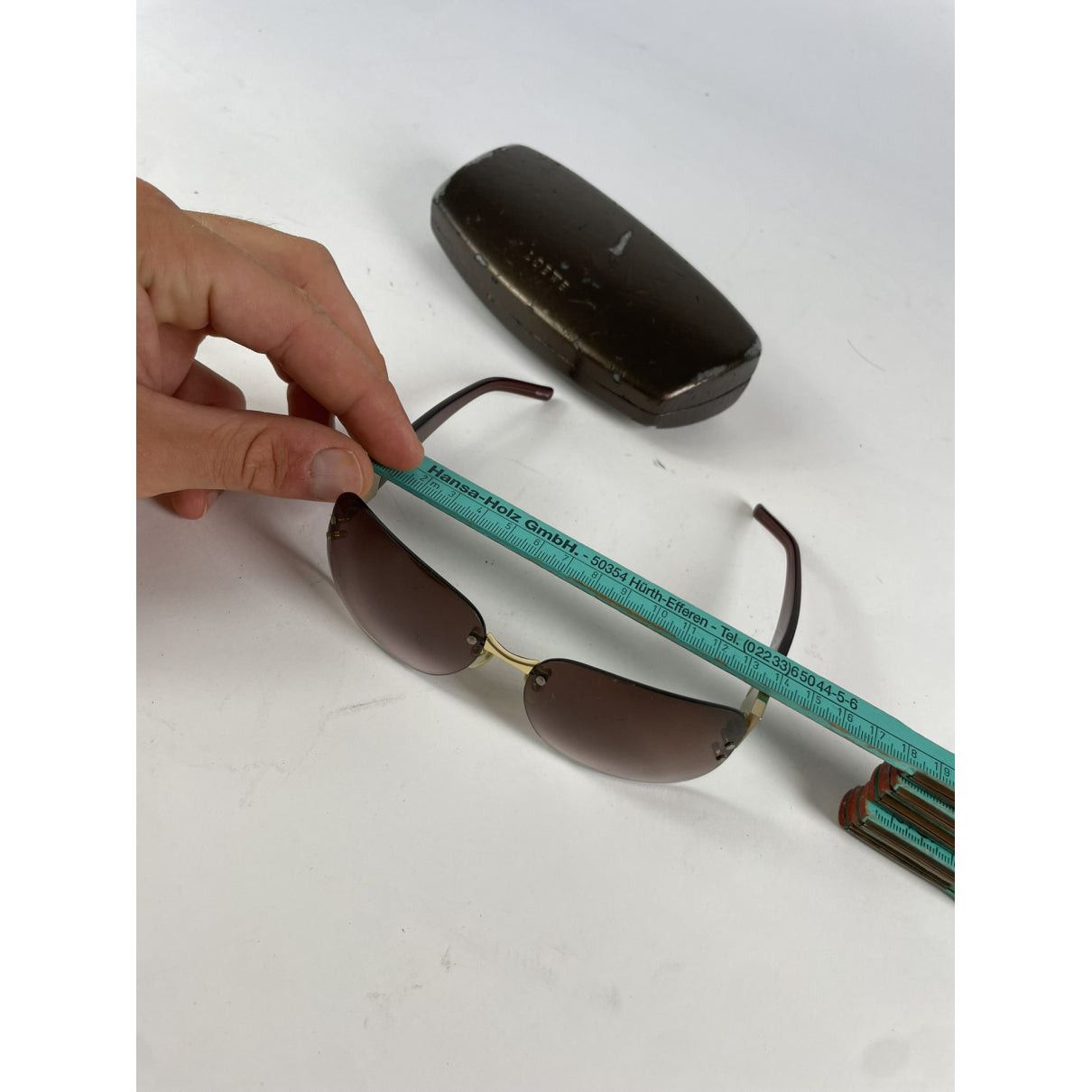 Loewe Brown Plastic Sunglasses Size ONE SIZE - 5 Thumbnail