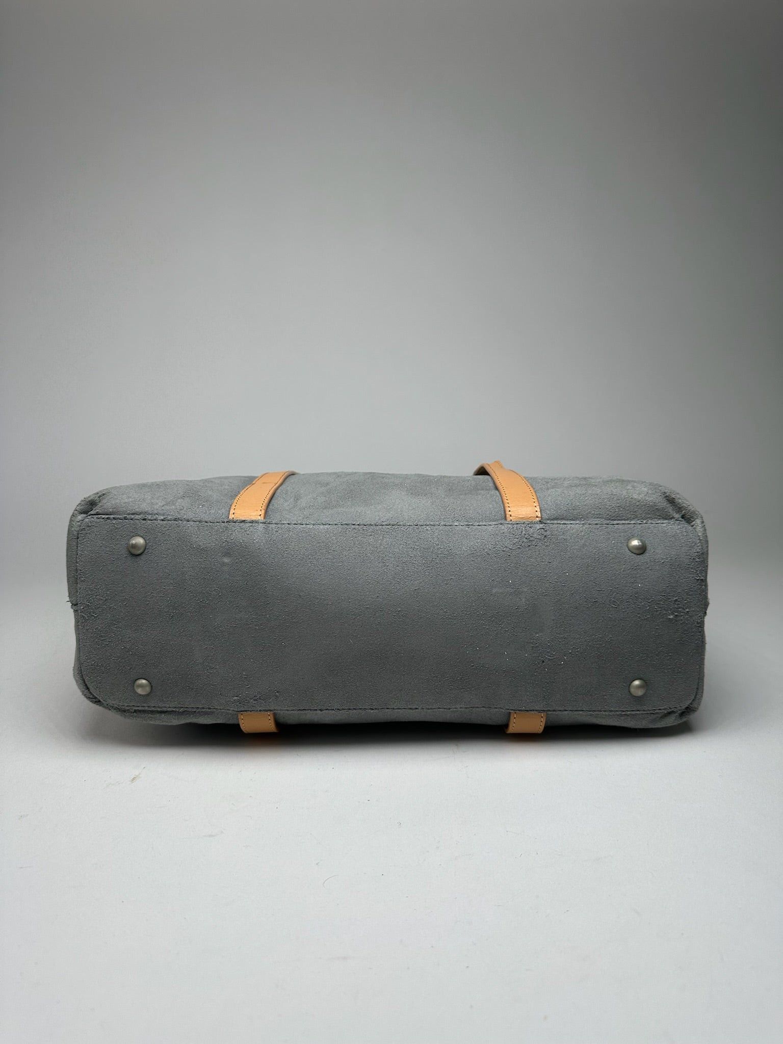 Courreges Vintage Suede Shopper gray Size ONE SIZE - 11 Thumbnail
