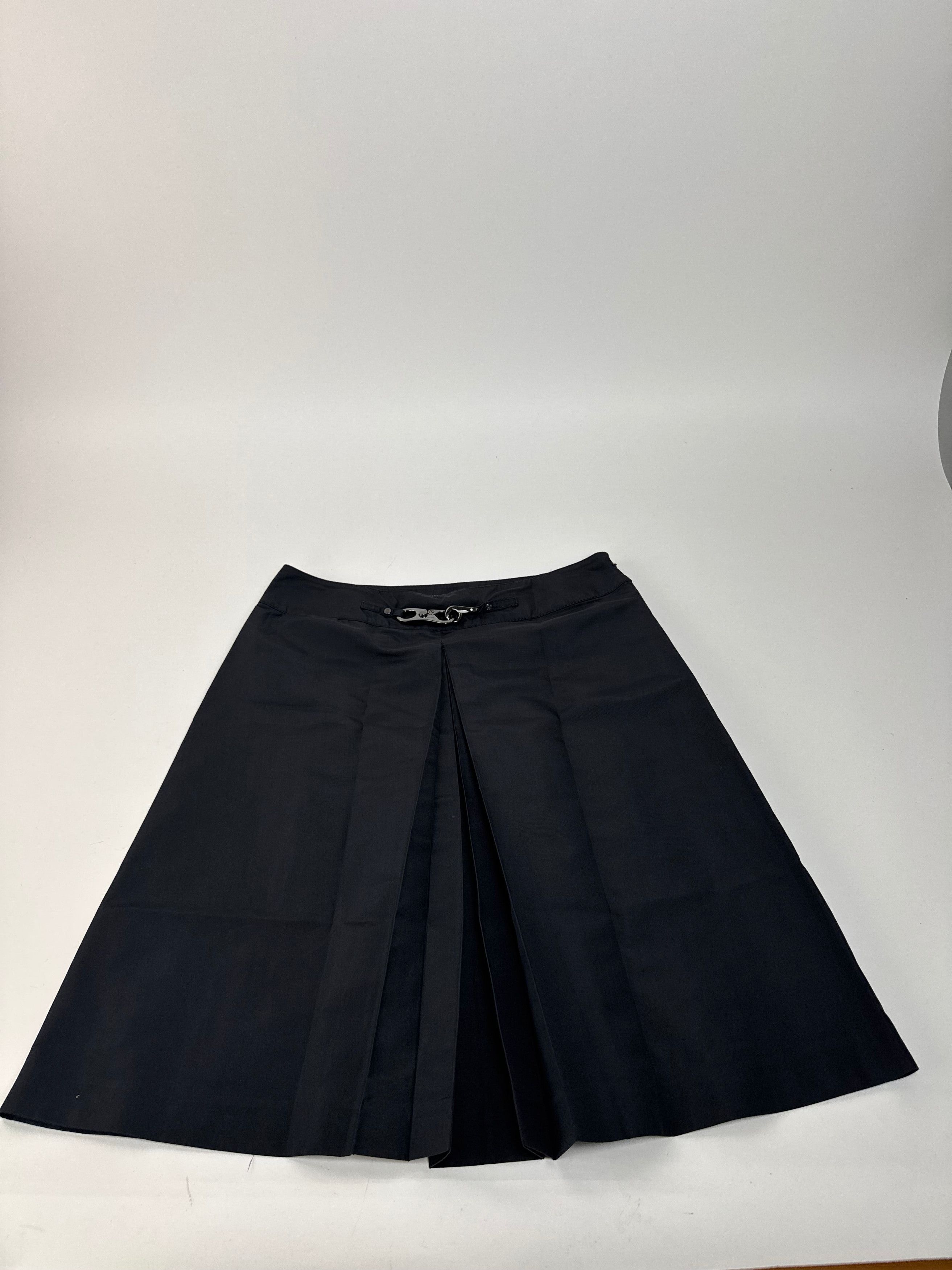 Celine Vintage Polyester skirt black 40 Size 34" / US 12 / IT 48 - 4 Thumbnail