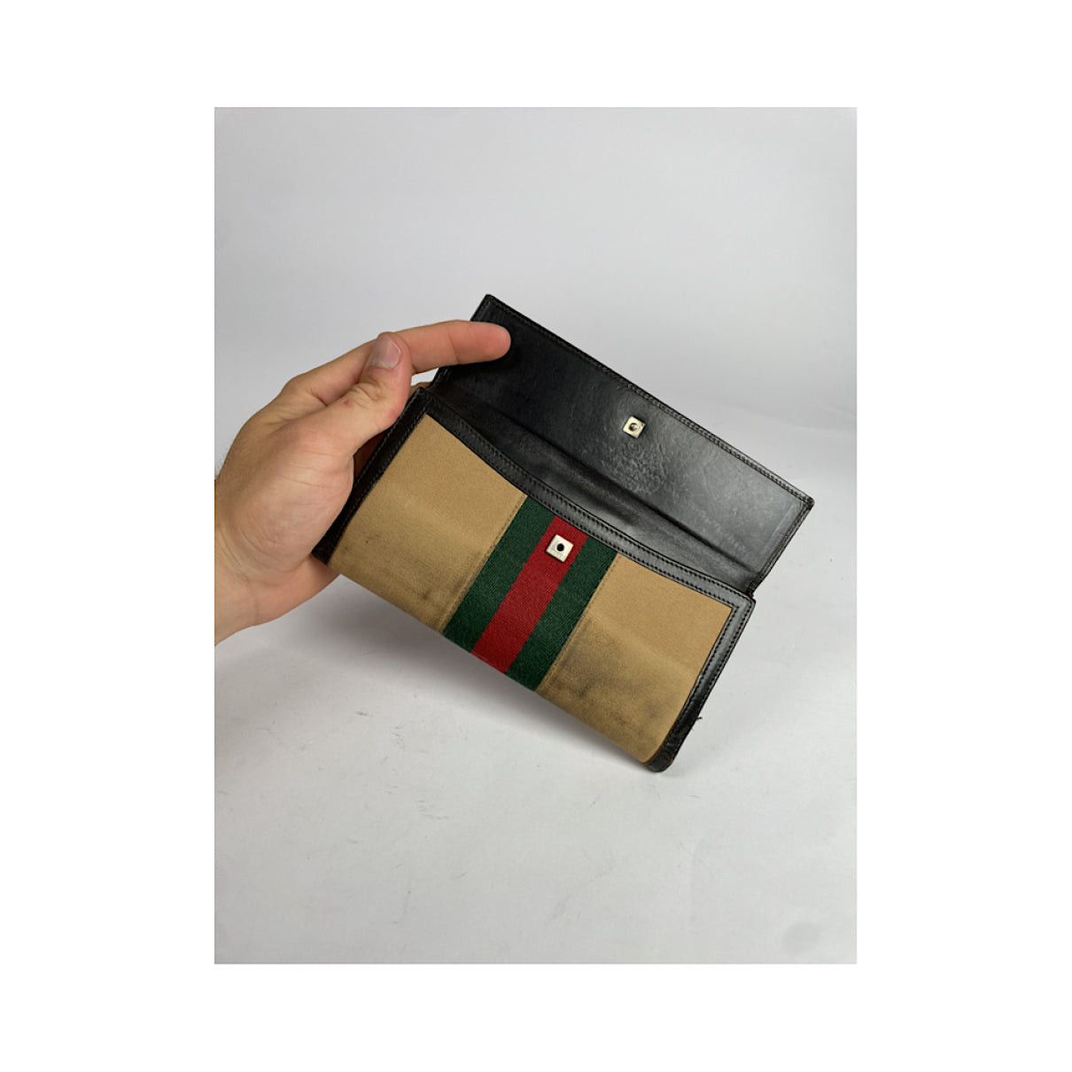 Gucci GG Blooms Beige Cotton Wallet Size ONE SIZE - 4 Thumbnail