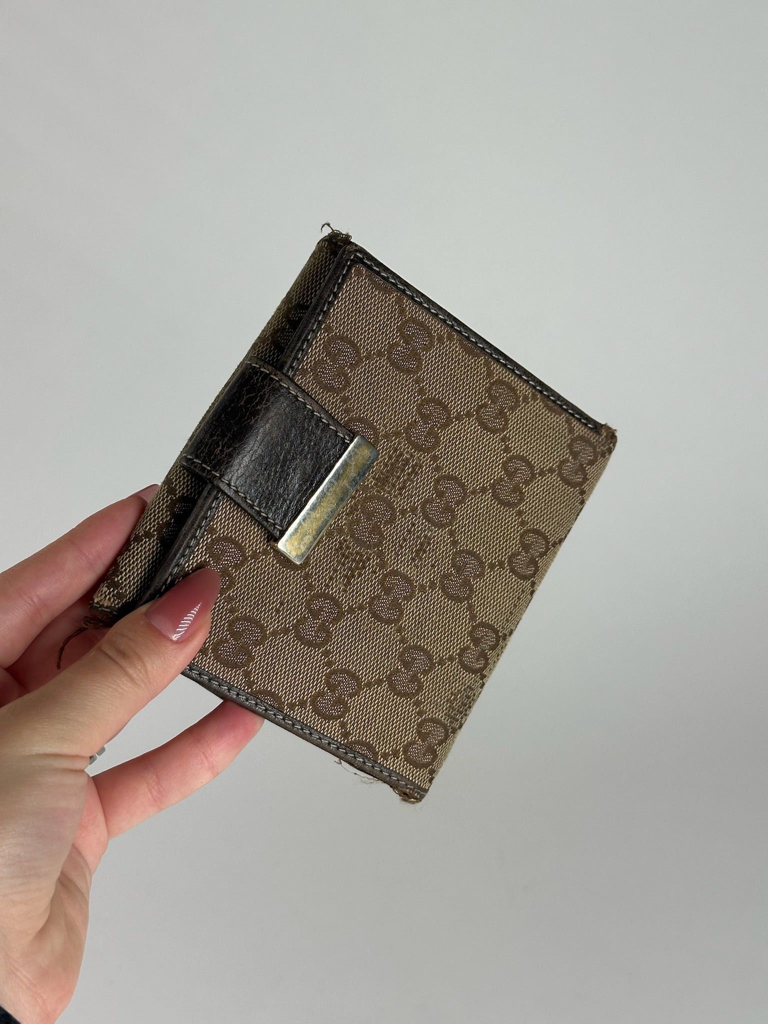Gucci Vintage Monogram Wallet beige Size ONE SIZE - 10 Thumbnail