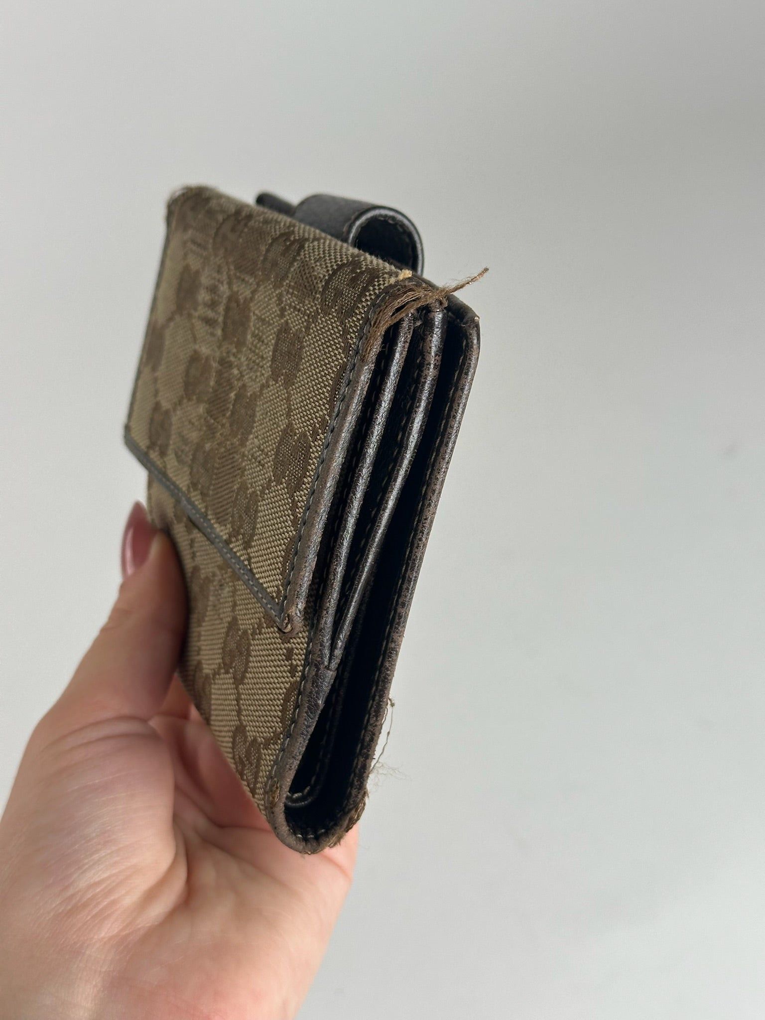 Gucci Vintage Monogram Wallet beige Size ONE SIZE - 3 Thumbnail