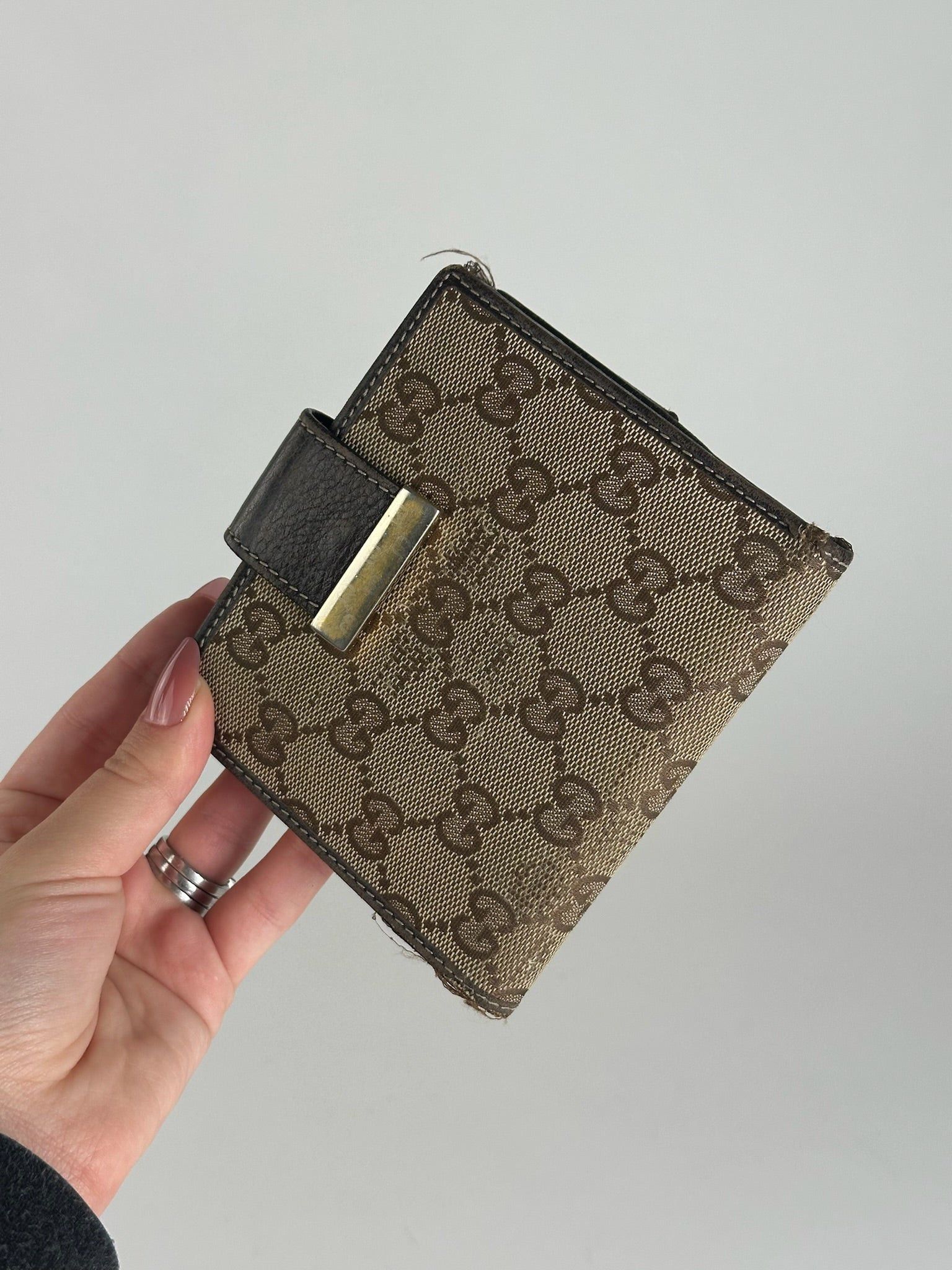 Gucci Vintage Monogram Wallet beige Size ONE SIZE - 11 Thumbnail