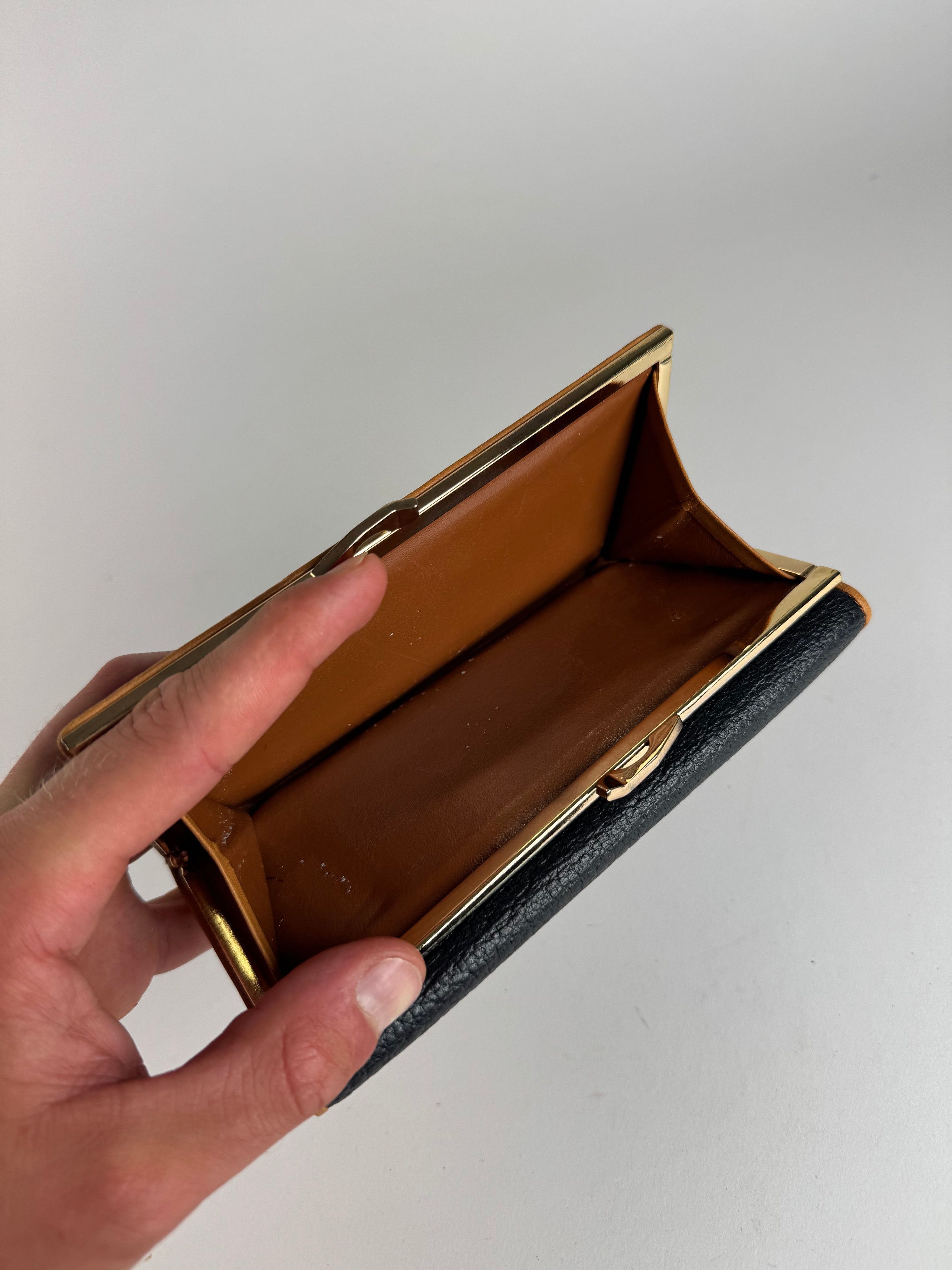 Dior Vintage Leather wallet black brown Size ONE SIZE - 7 Thumbnail