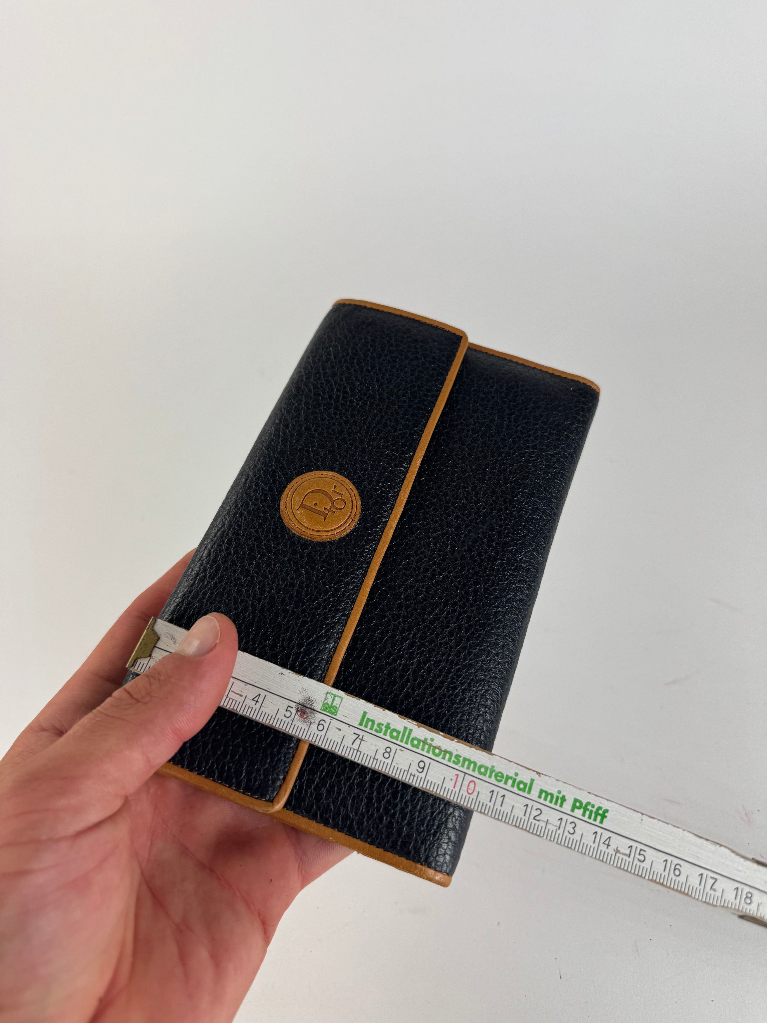 Dior Vintage Leather wallet black brown Size ONE SIZE - 10 Thumbnail