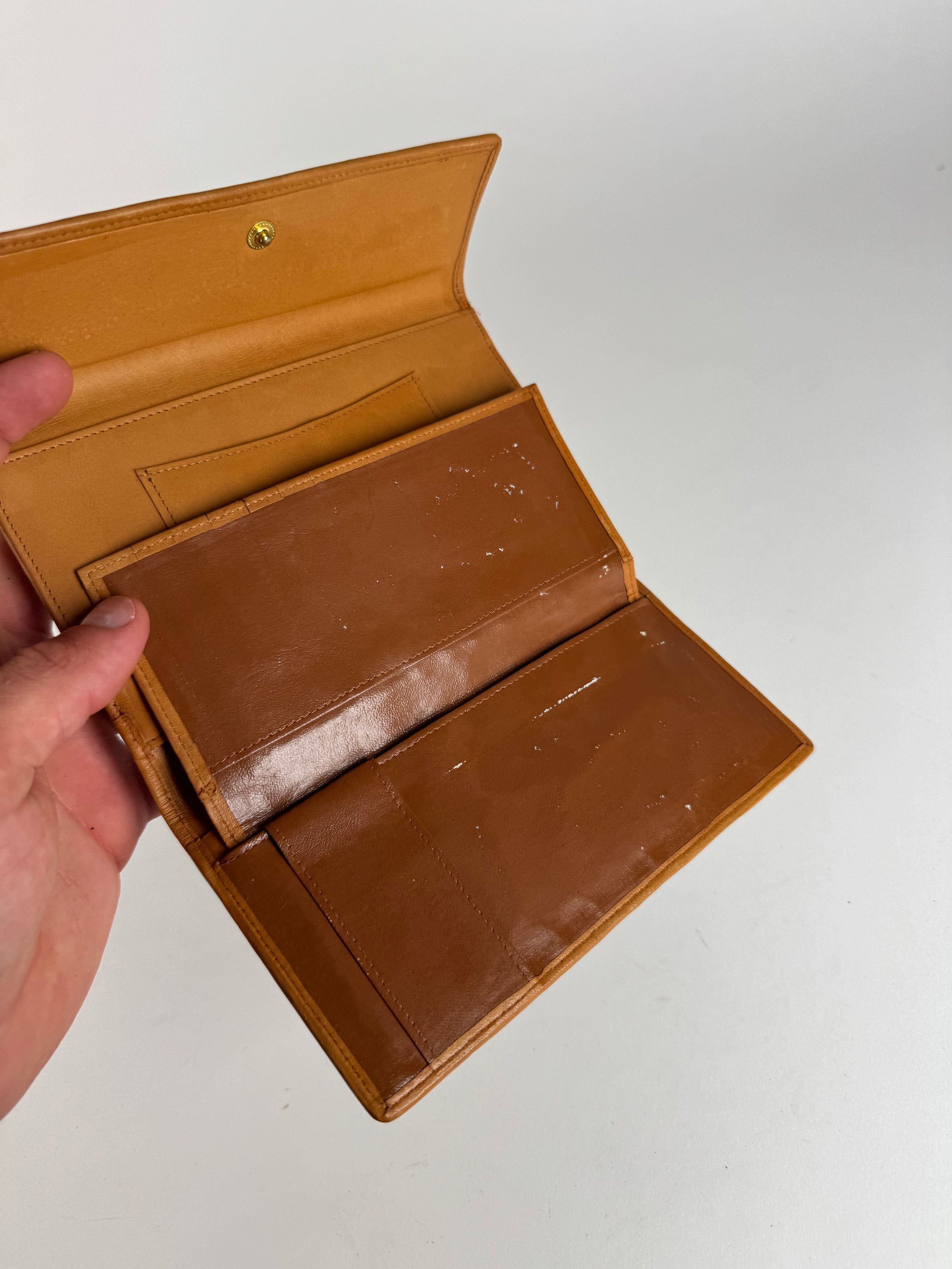 Dior Vintage Leather wallet black brown Size ONE SIZE - 6 Thumbnail
