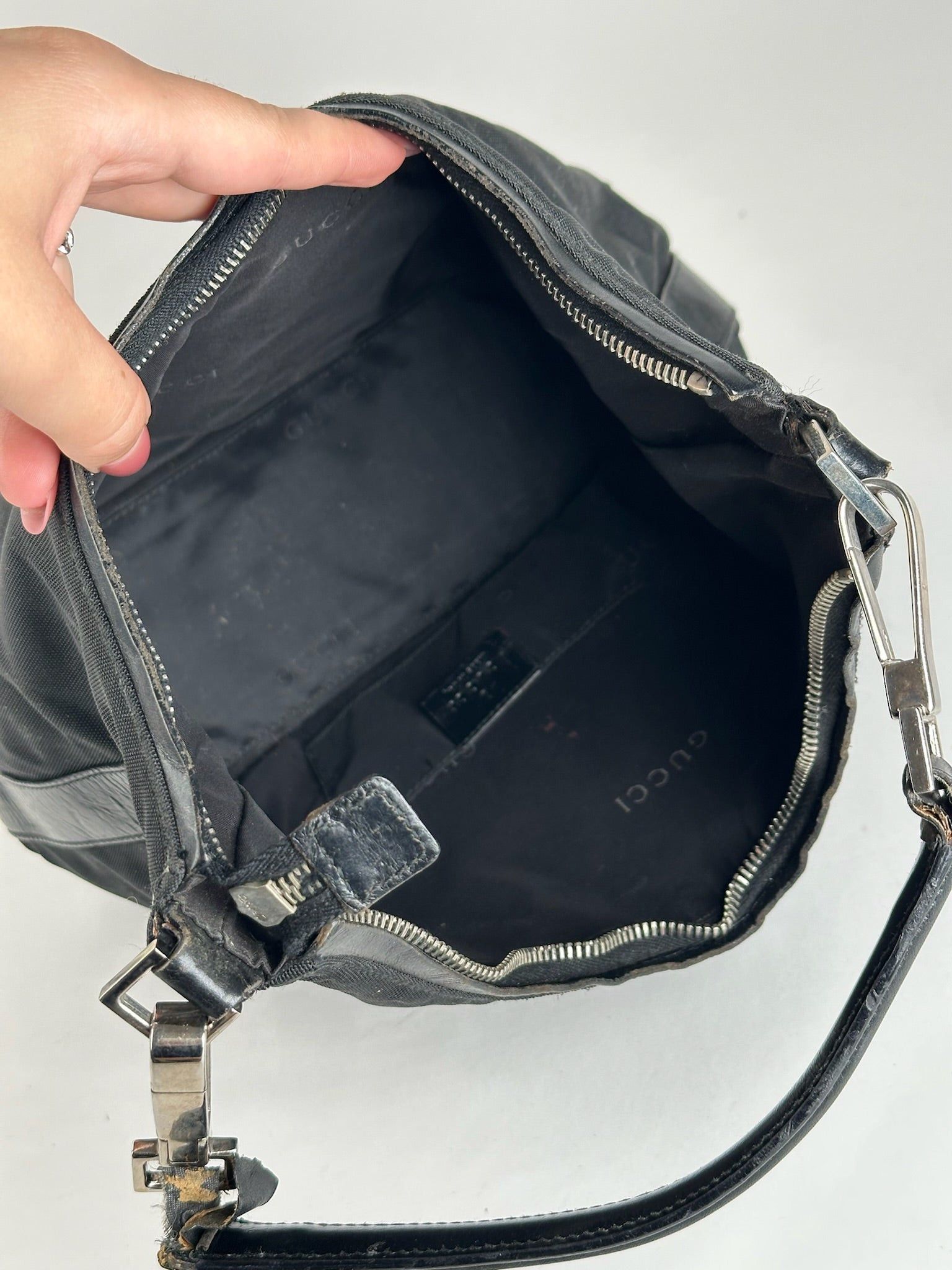 Gucci Vintage Cotton bag black Size ONE SIZE - 13 Thumbnail