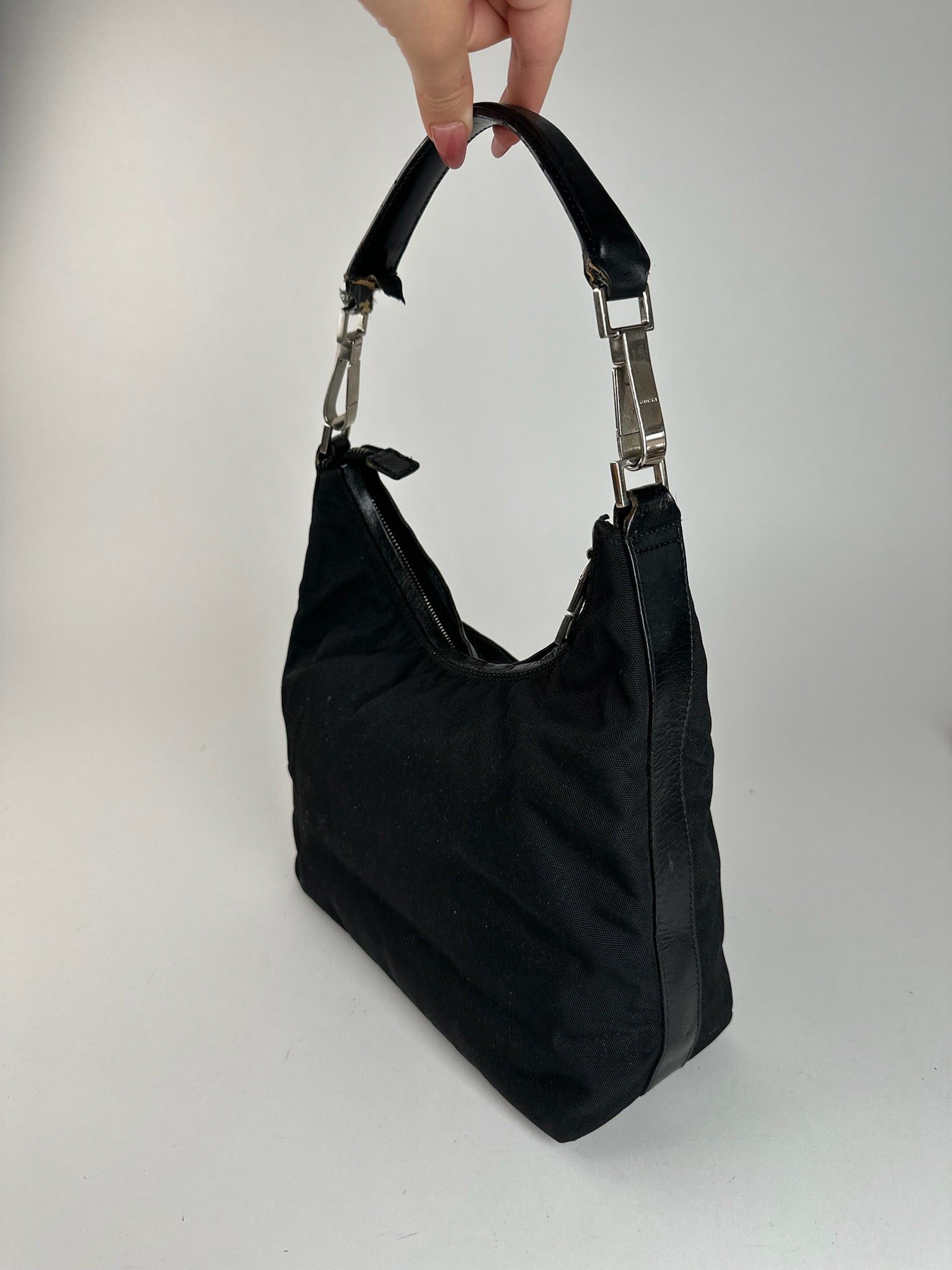Gucci Vintage Cotton bag black Size ONE SIZE - 5 Thumbnail