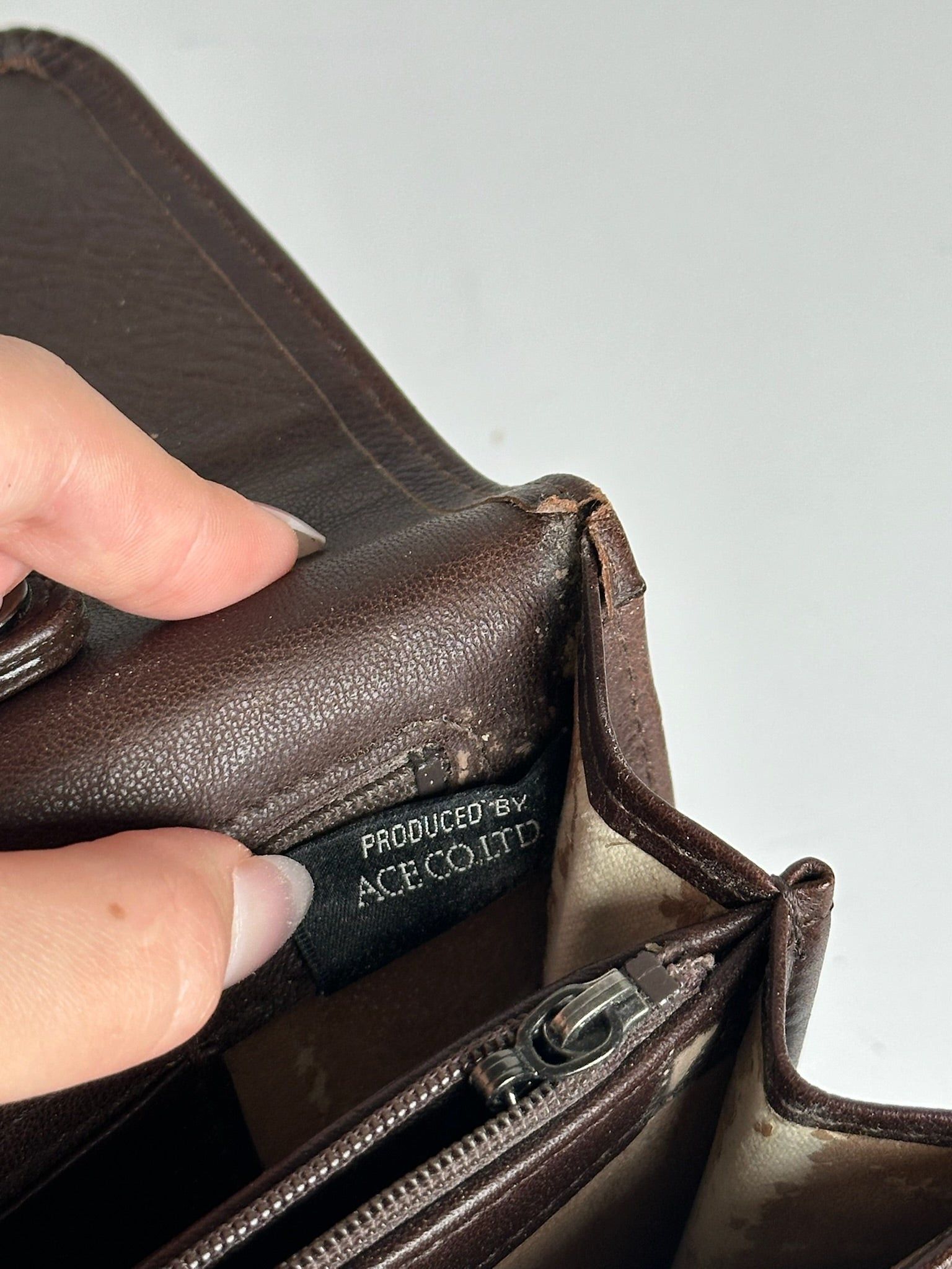 Balenciaga Vintage Leather clutch brown Size ONE SIZE - 4 Thumbnail