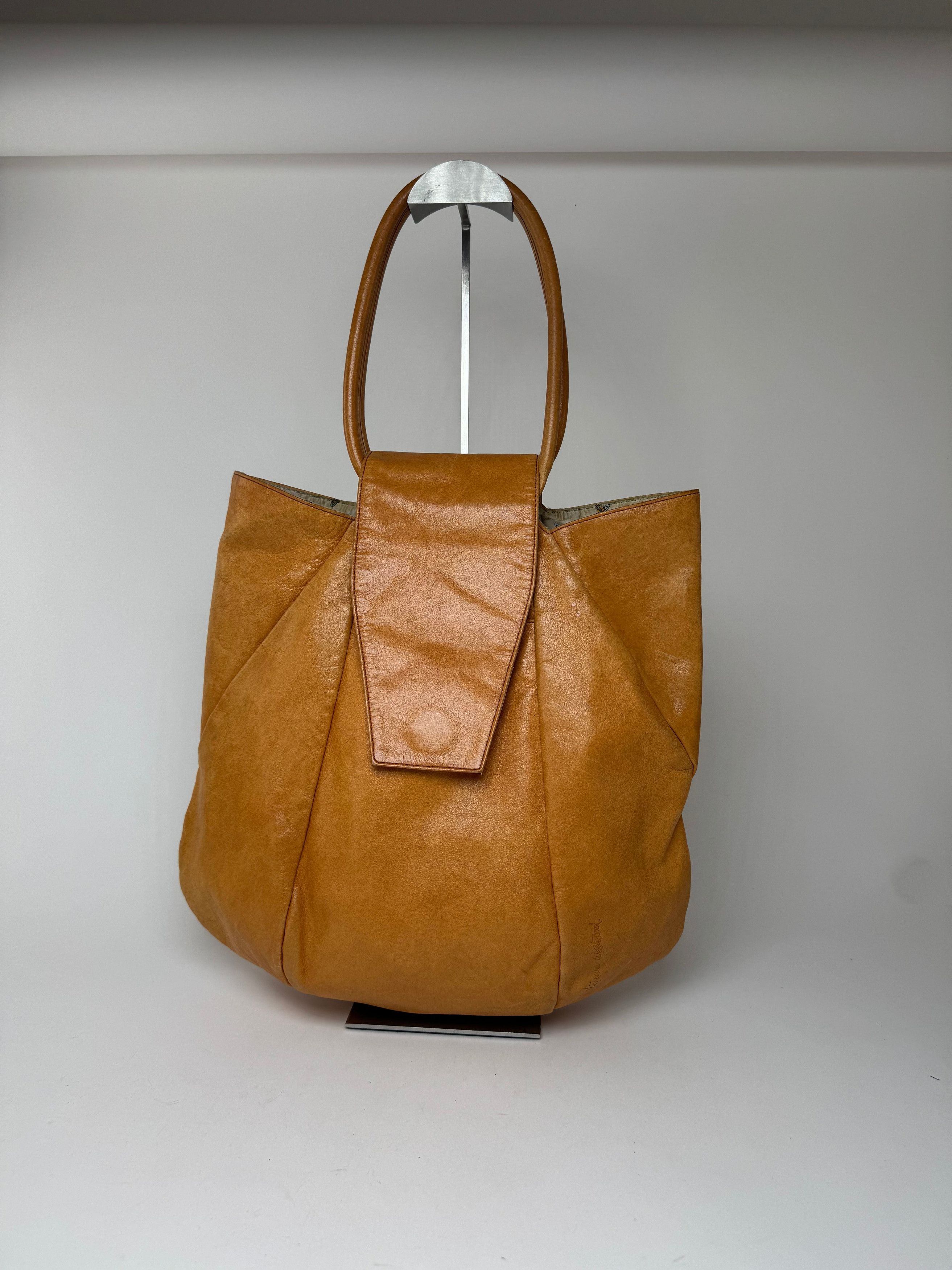 Vivienne Westwood Vintage 2 Way Leather bag camel Size ONE SIZE - 11 Thumbnail