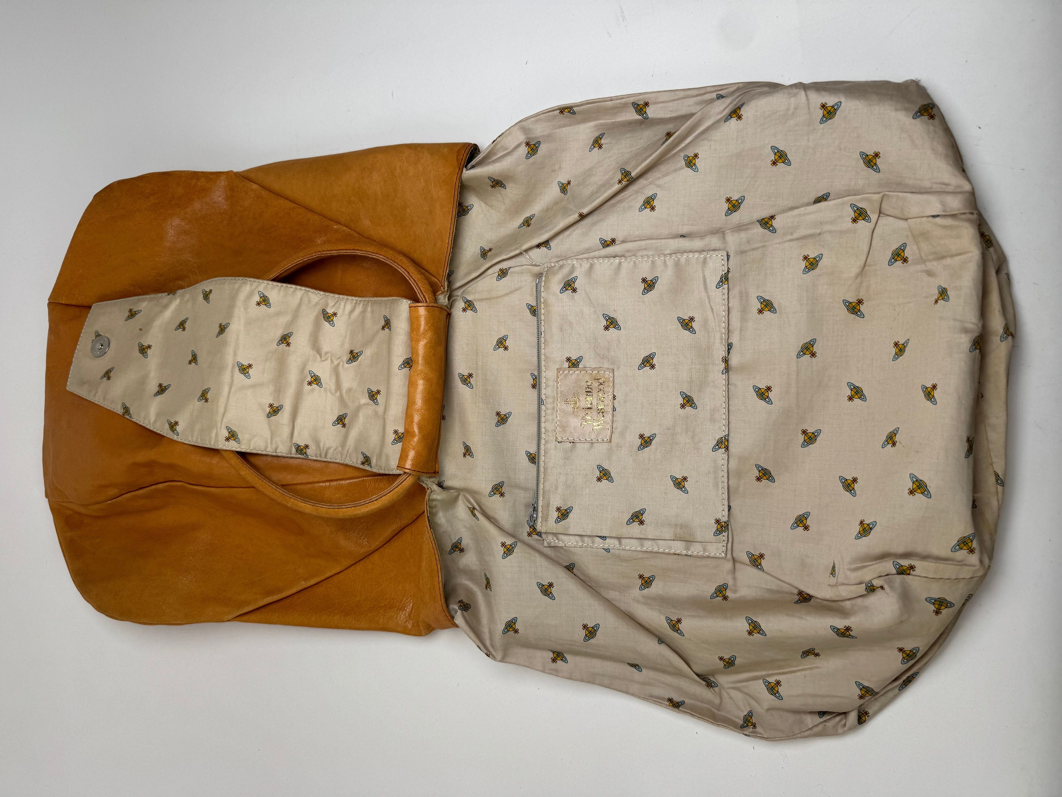 Vivienne Westwood Vintage 2 Way Leather bag camel Size ONE SIZE - 4 Thumbnail