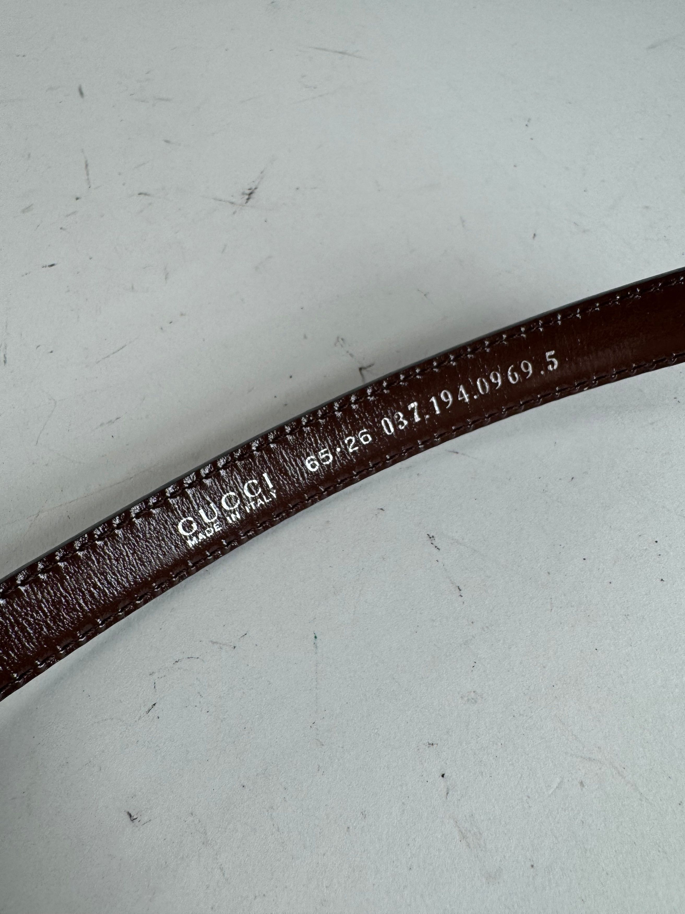 Gucci Vintage Patent Leather Belt purple Size ONE SIZE - 3 Thumbnail
